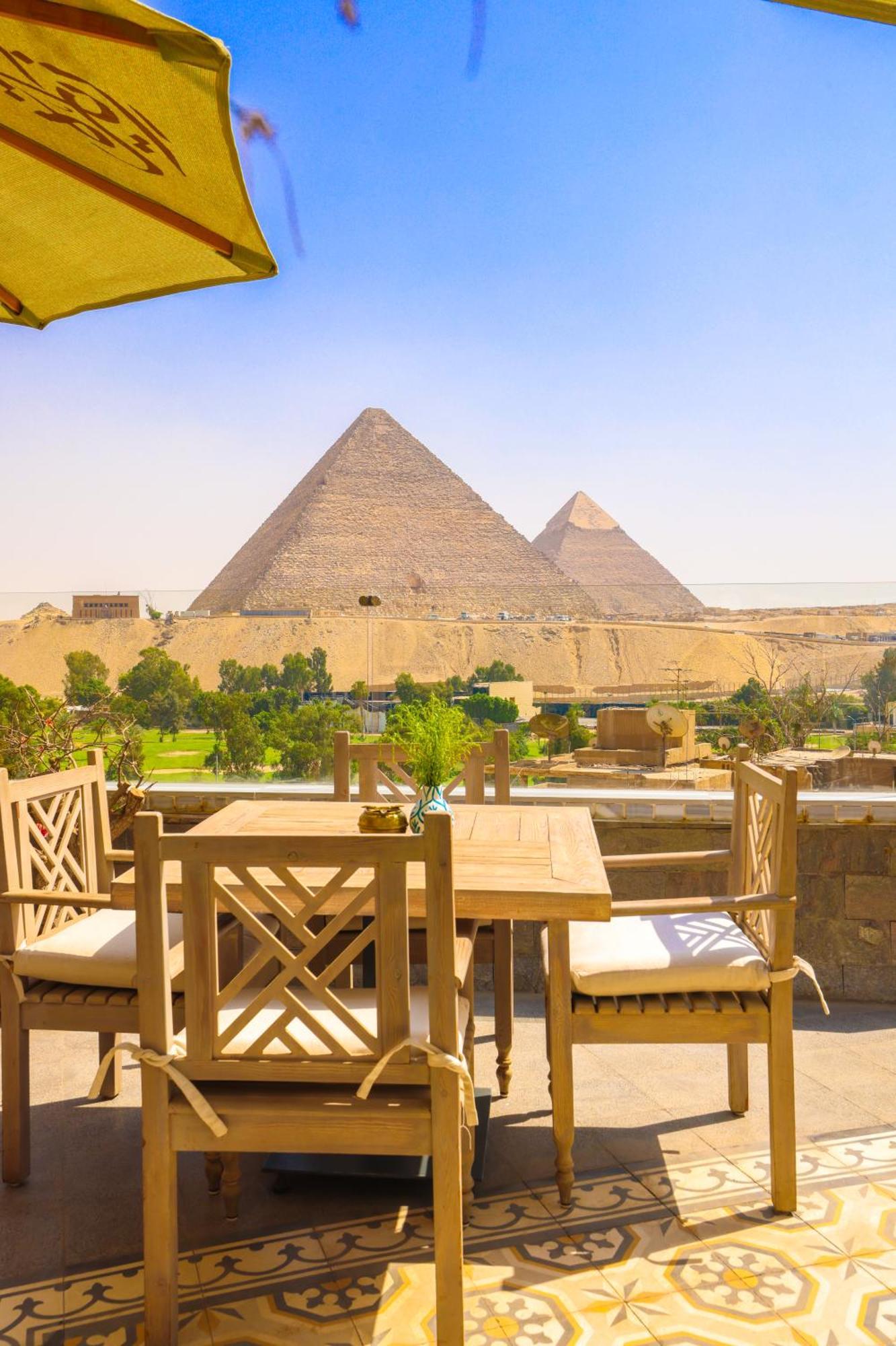 Onyx Pyramids Boutique Hotel Al Kawm al Akhdar Kültér fotó