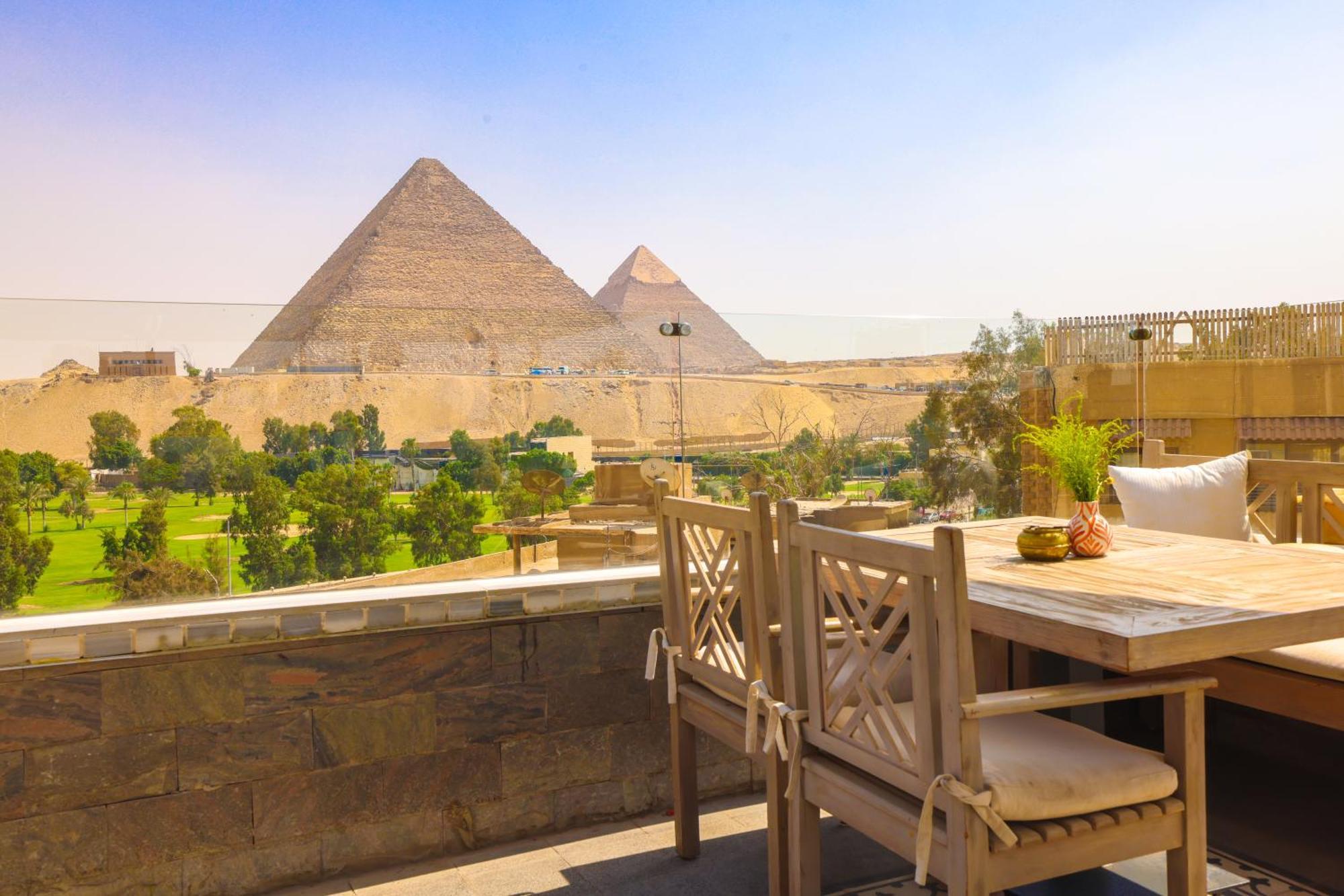 Onyx Pyramids Boutique Hotel Al Kawm al Akhdar Kültér fotó