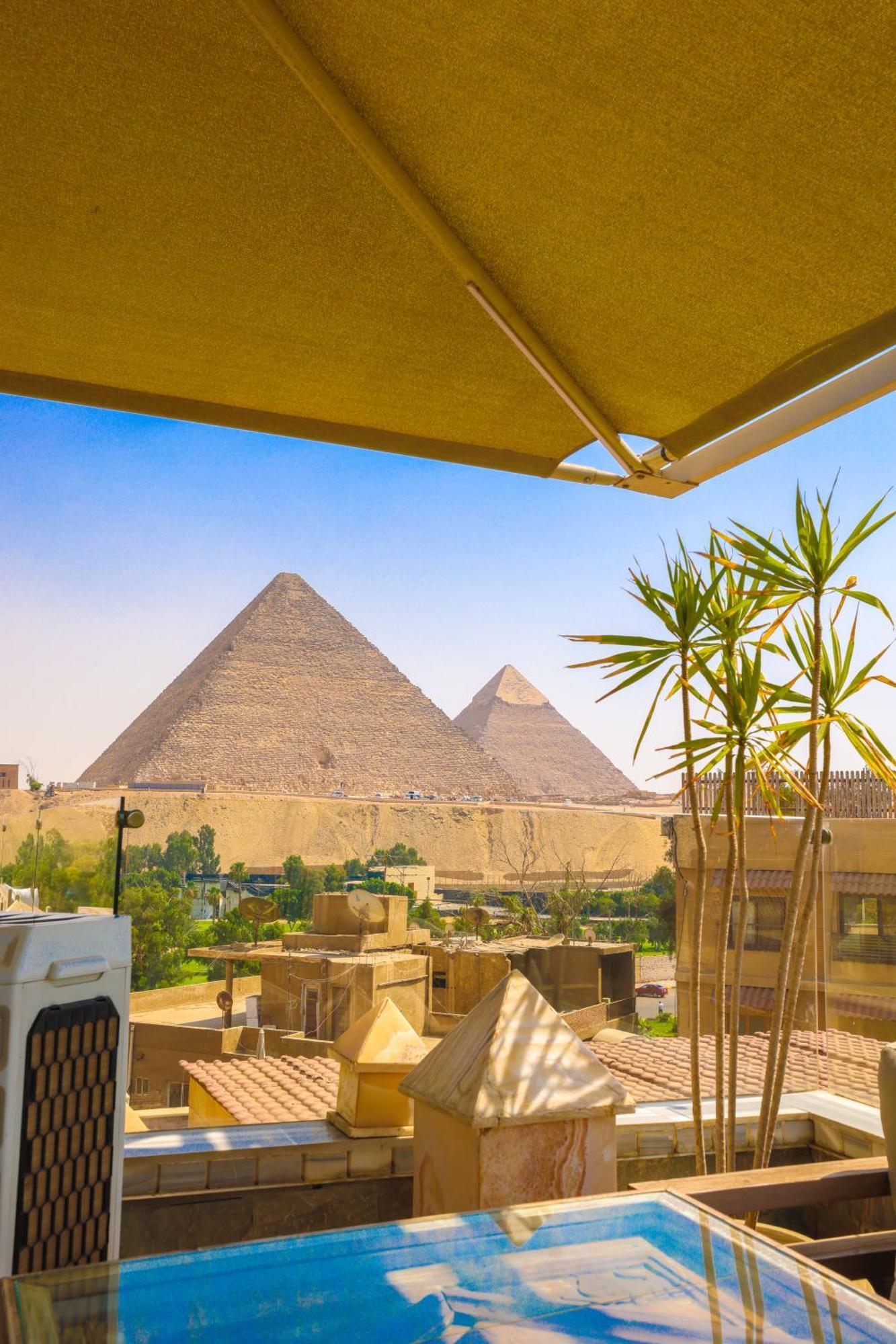Onyx Pyramids Boutique Hotel Al Kawm al Akhdar Kültér fotó